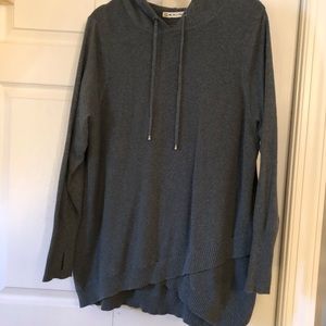 Dakini teal sweater with hood